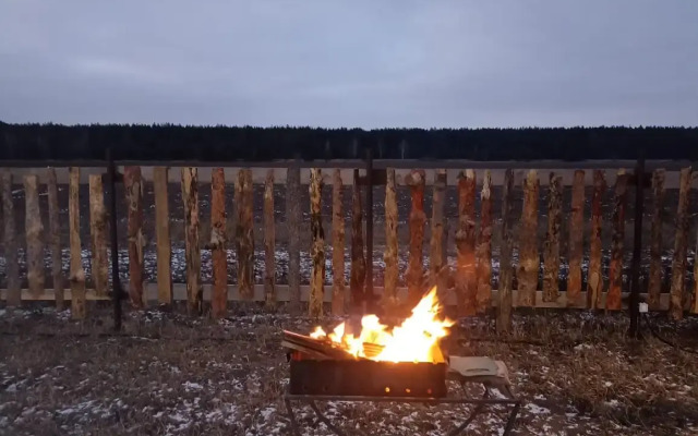 Частный дом с баней-бочкой