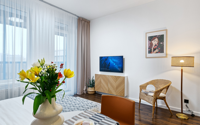 Апартаменты F-Apart светлые и современные