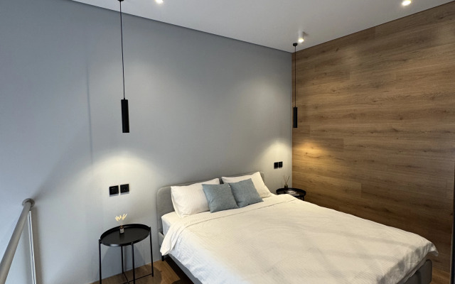 Апартаменты Двухуровневая студия с захватывающим видом на город