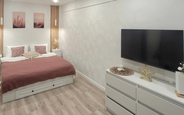 Uyutnaya kvartira s vidom na zasnezhennye gory Flat