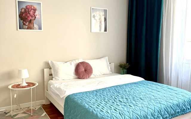 Квартира Бирюза у Метро в Невском Районе СПб