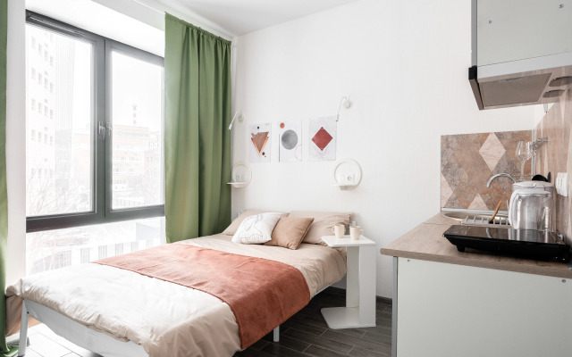 Апартаменты Яркая студия в 19 мин. от Савеловского вокзала