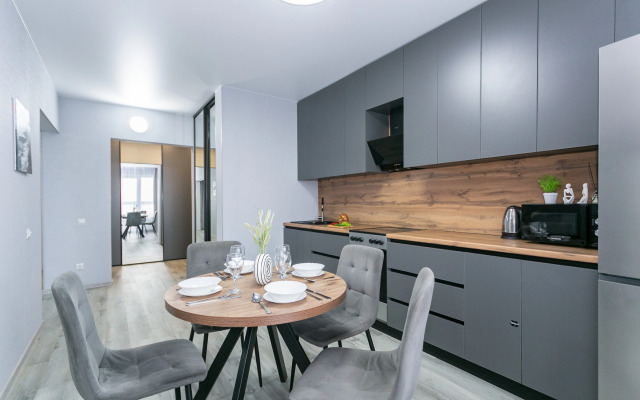 Квартира с фонтаном во дворе