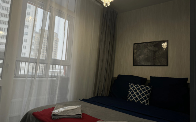 Квартира Студия с камином у парка