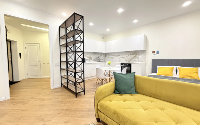 Apartamenty Stil'naa studia v otlicnoj lokacii v Centre Kazani v ZK Manhetten