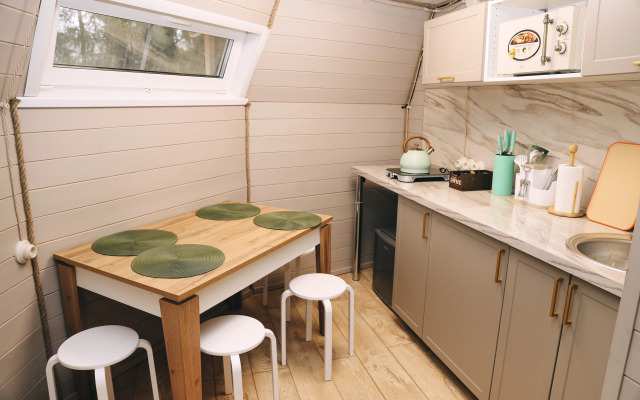 Шале Сфера Агат в лесу на Живописной улице