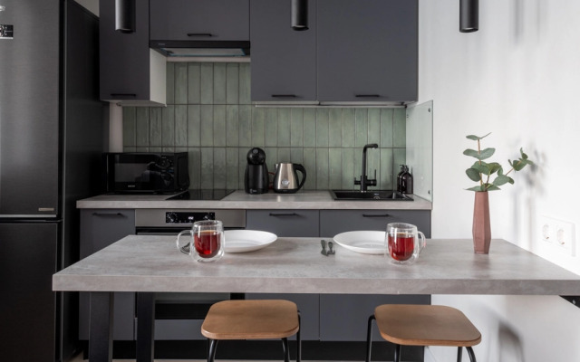 Квартира Студия серая