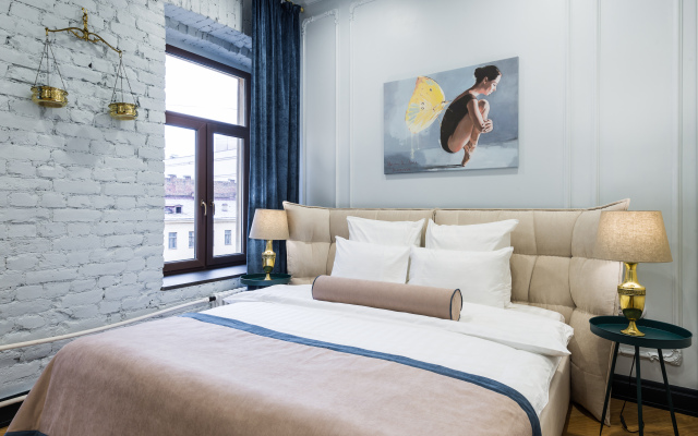 Апартаменты D на Рубинштейна с одной спальней №6