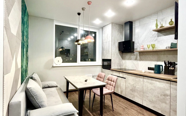 Gray-Pink Cozy Home Flat