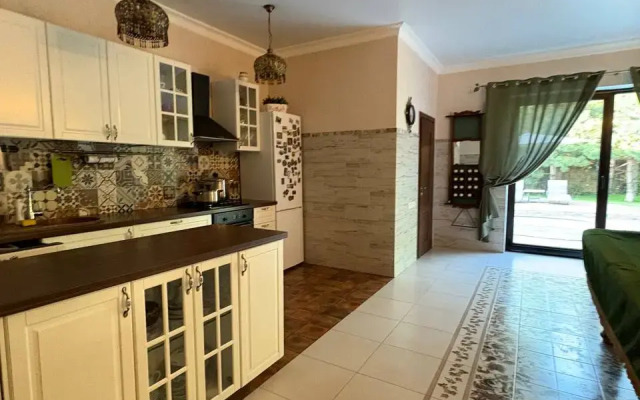 Частный дом в горах на берегу реки