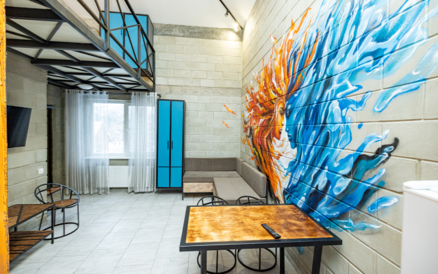 Двухуровневая квартира с сауной Огонь-Вода