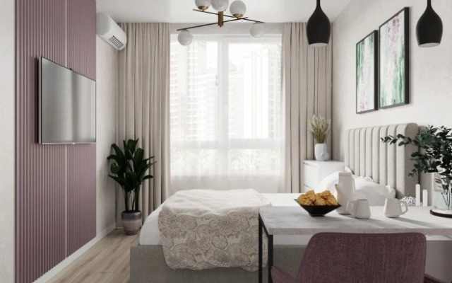 Studiya Delyuks S Vidom Na Gorod Dom Smile Apartments