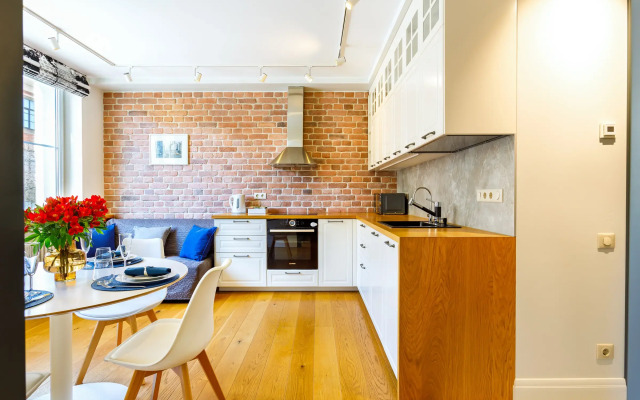 Квартира однокомнатная Good Karma недалеко от крейсера Аврора