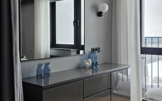 Квартира С видом на Волгу и лаунж-зоной на крыше