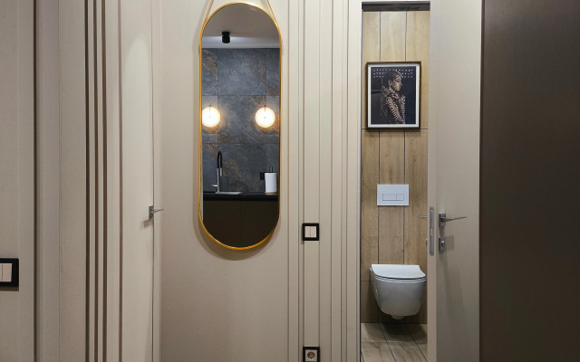 Апартаменты Новые уютные Клен в доме бизнес-класса с охраной