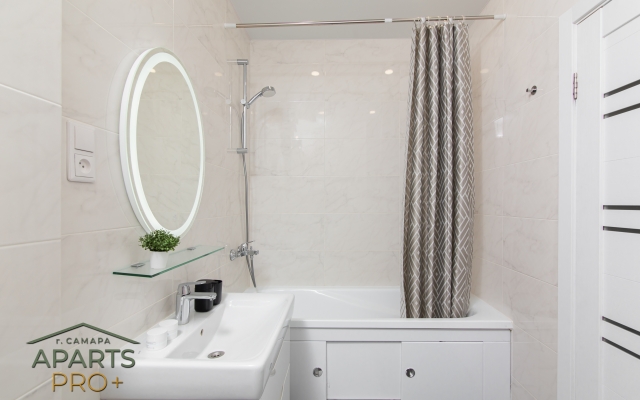 Квартира Aparts Pro Видовая 3-х местная студия с панорамным балконом в ЖК Арго на 12 этаже