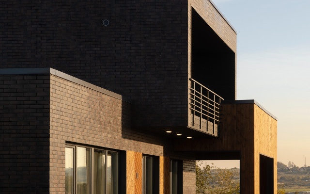 Частный дом Новый двухэтажный дом Ваби-саби