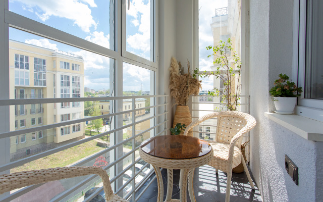 2-Kh Komnatnye v Ekostile v Tsentre Apartments