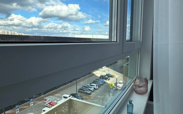 Апартаменты Истоман Студия вид на пруд