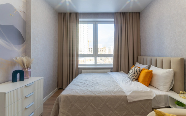 Евротрёхкомнатные Апартаменты Stepanenkov для 9 гостей на 8 марта 204Д