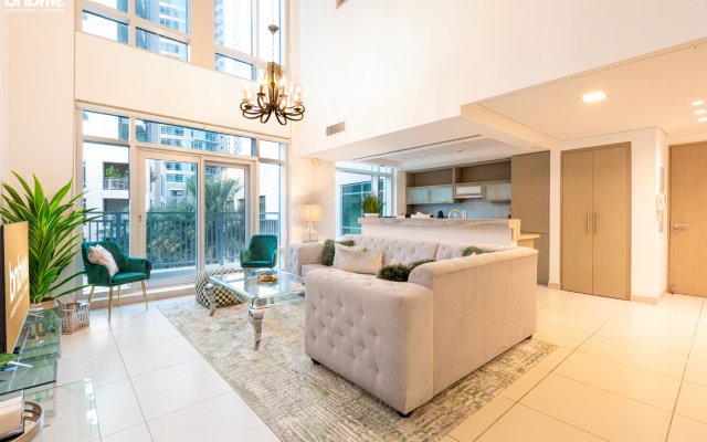 Апартаменты bnbmehomes | Duplex Living nr Burj K & Dubai Mall-L313