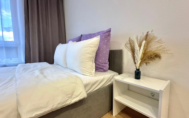 Апартаменты Истоман Студия вид на пруд