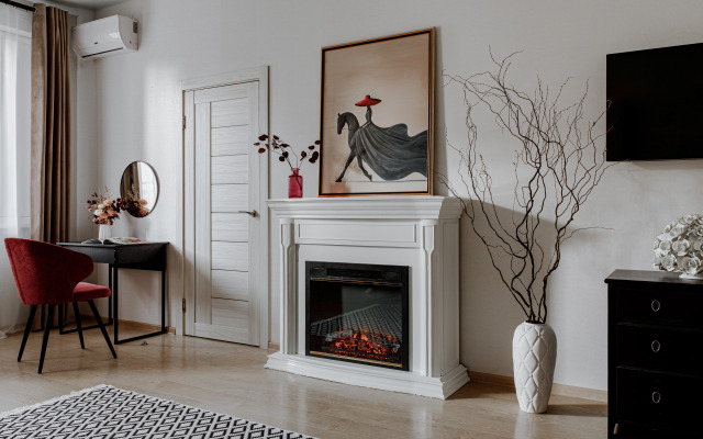 Yevrodvushka Kaminnaya Istoriya V Samom Serdtse Sochi Flat