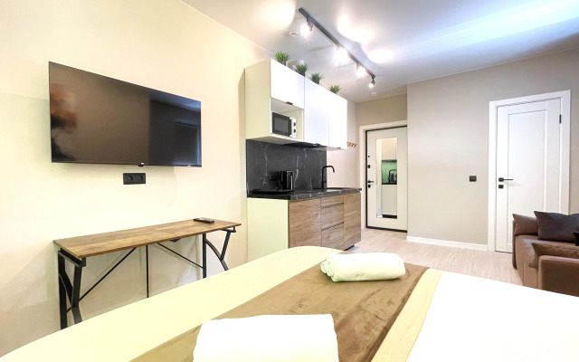 S Vidom na Sosnovyj Park Ryadom s Morem Apartments