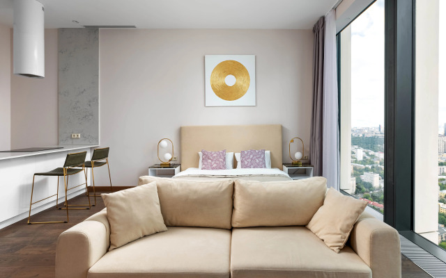 Sky Moscow City s shikarnim vidom na vse bashni Moskva city Apartments