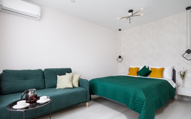 Квартира Студия с Новым Ремонтом в Центре Для 4 Гостей