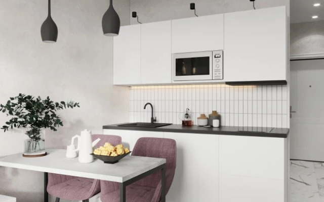 Studiya Delyuks S Vidom Na Gorod Dom Smile Apartments