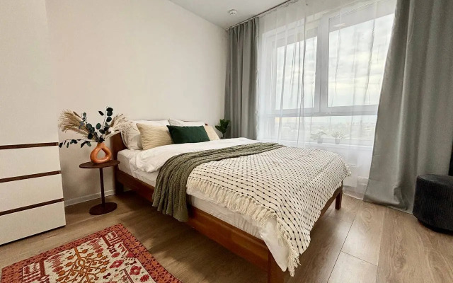 Квартира Просторная однокомнатная для 4х гостей