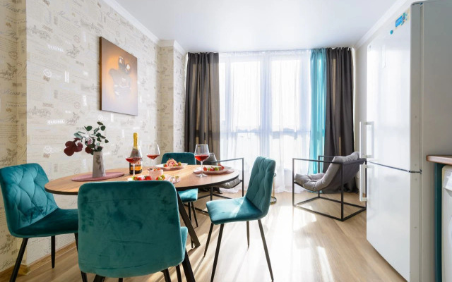 Квартира с панорамным видом на город рядом с парком Галицкого. Сеть Мята