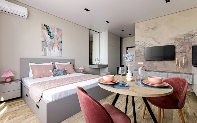 Апартаменты Студия Юг Апарт с шикарным видом на город