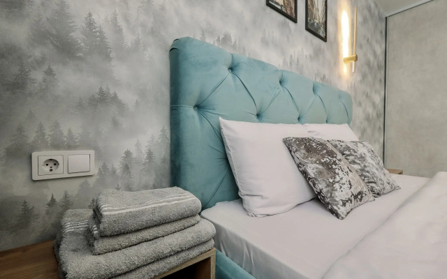 Апартаменты Уютная евро-двушка в современном доме ЖК Ёлки