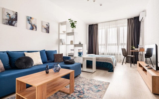 Vidovaya s balkonom na solnechnoj storone Flat
