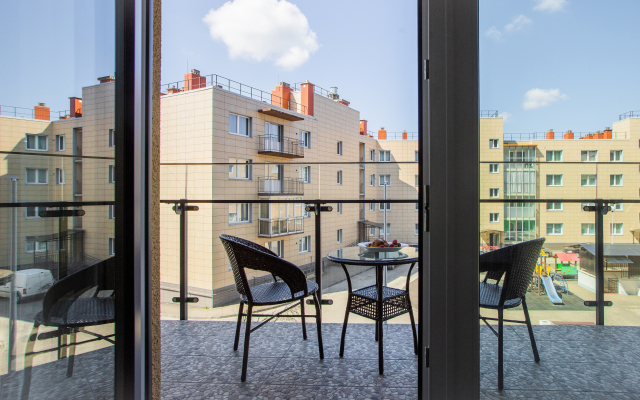 Апартаменты Солнечный Двухкомнатные стандарт с балконом