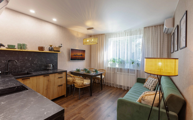 Квартира Aparts Pro+ ЭкоШарм — стильная с уютной атмосферой