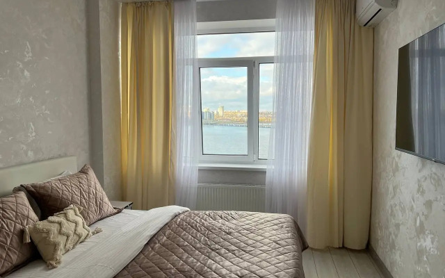 Квартира 2х VEROM с красивым ВИДОМ на реку и город