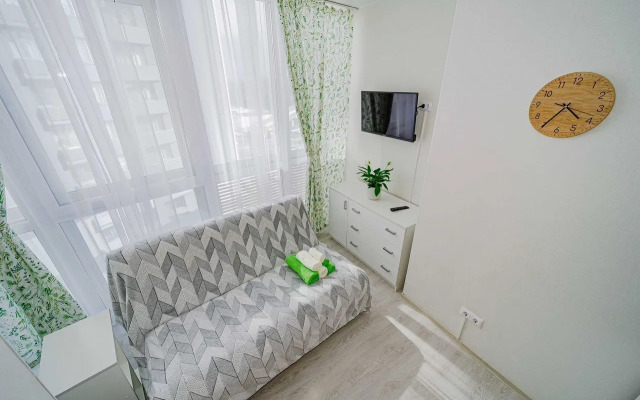 Квартира студия светлая в апарт-отеле Октава