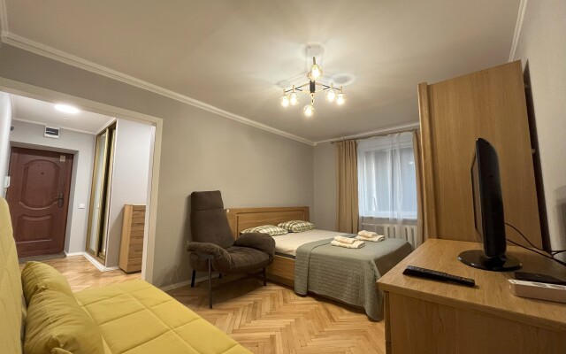 Квартира м. Парк Культуры Красная Роза Уютная с балконом