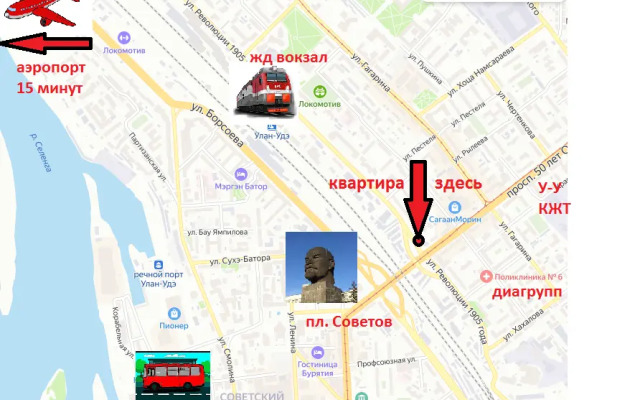 Uyutnaya 1 Komnatnaya Ryadom S Zhd Vokzalom Flat