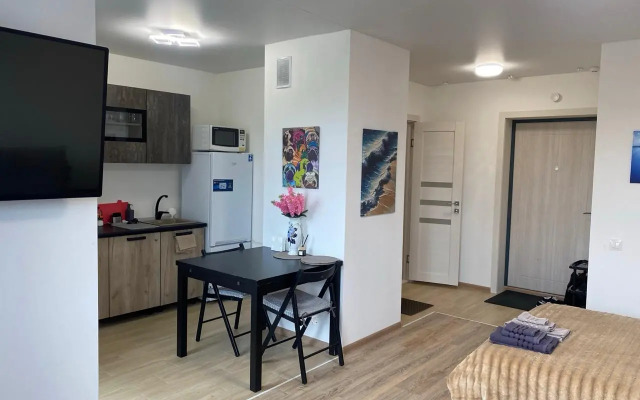 Квартира у Петровны, Студия с кофемашиной