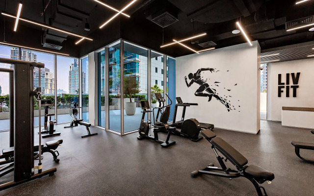 Zakhvatyvayuschie 1Br Apartamenty Liv Marina in Jbr, Apartments