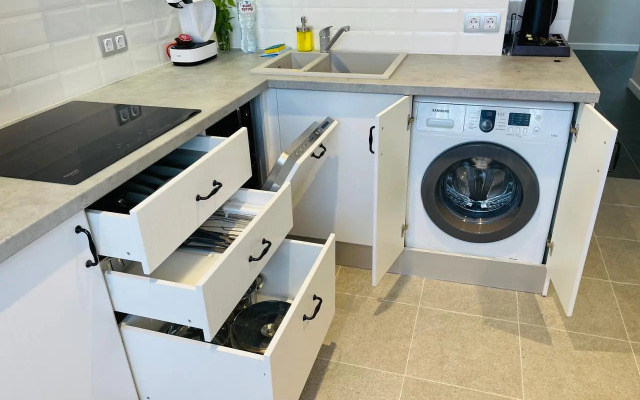 Apartamenty Fresh Dvukhkomnatnye s dushevoy kabinoy