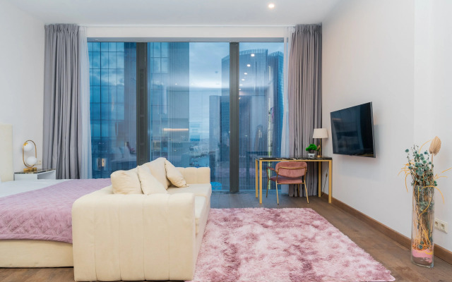 Sky Moscow City s shikarnim vidom na vse bashni Moskva city Apartments