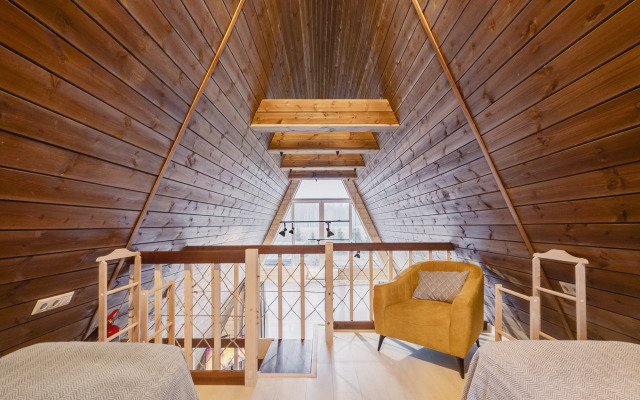 Частный дом С баней и террасой