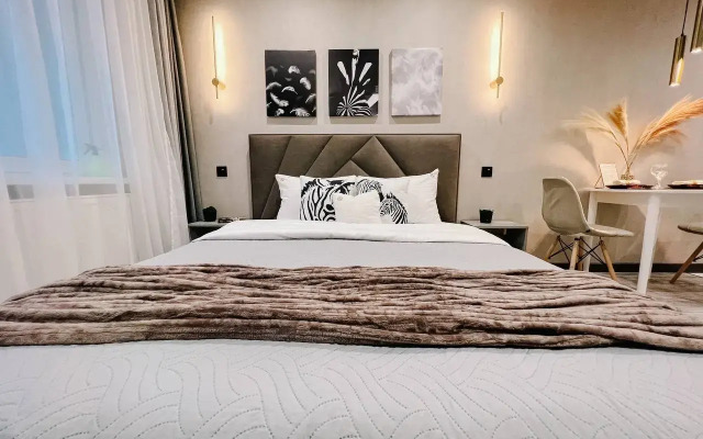 Квартира Уютная Студия с Видом на Реку