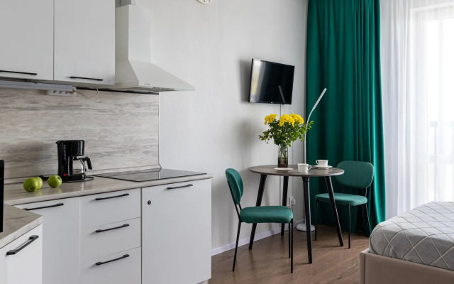 Квартира Студия до 4 Гостей