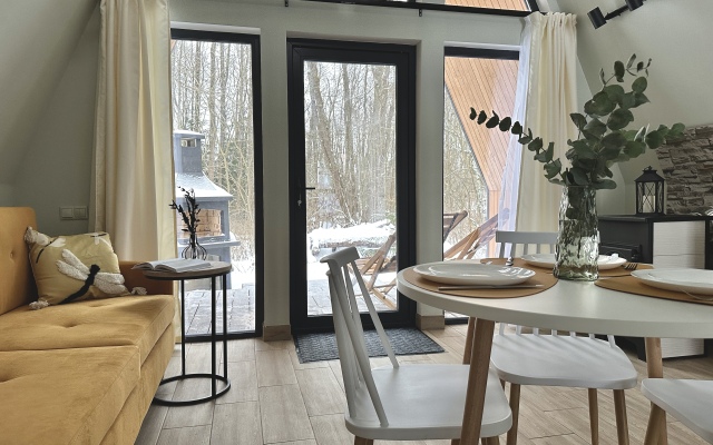 Barnhaus №1 s drovyanoj banej i goryachej kupel'yu, na 7 gostej Private House